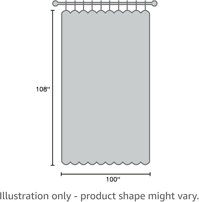 Yakamok Extra Wide 100% Blackout Curtains for Patio Door, Thermal Backing Sliding Glass Door Drape, Privacy Assured Window Treatment for Sliding Door Curtains, Natural, W100 x L108, 1 Panel