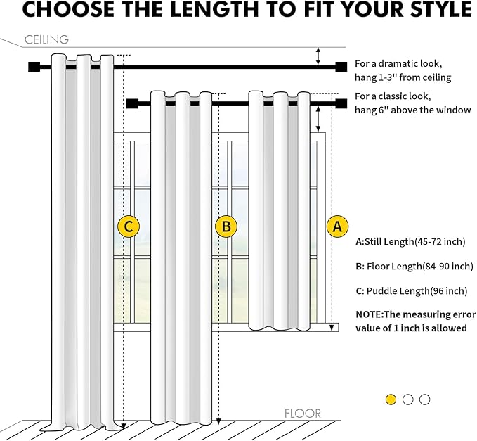 MIULEE Olive Green Blackout Curtains - Thermal Insulated Bedroom Curtains Room Darkening Drapes for Living Room Kitchen Grommet Top Light Blocking Window Treatment, 40 x 45 Inches Long, 2 Panels