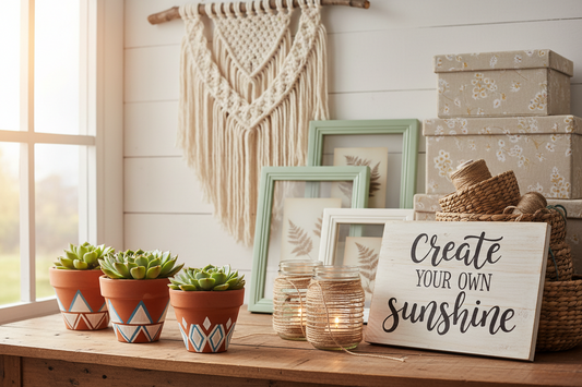 DIY Home Decor on a Budget: 15 Easy Projects Using Affordable Supplies