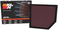 K&N High-Flow Original Lifetime Engine Air Filter: Increase Power: Premium by KNEngineeringInc
