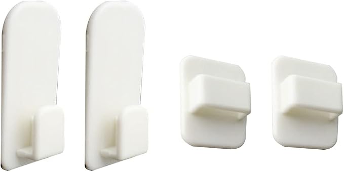 Wall Mount Remote Control Hanger 4 Pcs Self Adhesive Hook Set Holder by Unknown