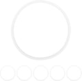 6pcs Silicone Filter Gaskets for Purification Equipment Durable and Temperature by BIUDECO