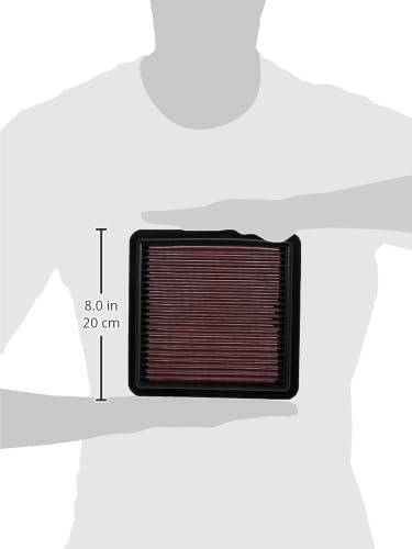 K&N High-Flow Original Lifetime Engine Air Filter: Increase Power: Premium - Image 3