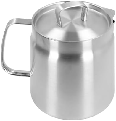 Stainless Steel Oil Filter Pot, Home Oil Fryer Strainer, Stainless Steel Oil - Image 9