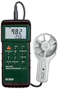 EXTECH Instruments 407113 CFM Metal Vane Anemometer | 100-6890 ft/min, +/-2% - Image 2