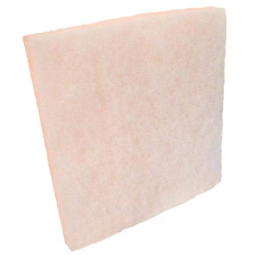 5 Feet of Orange and White Air Filter Media Roll, MERV8 Polyester Tackified - Image 4