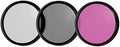 New 3 Piece 72mm -UV, FLD- Multi-Coated Stackable Filter Set by Unknown