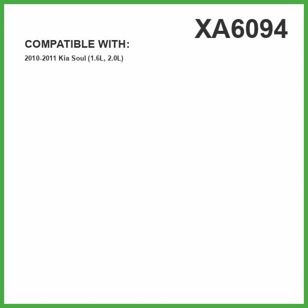 ECOGARD XA6094 Premium Engine Air Filter | Fits 2010-2011 Kia Soul 1.6L - Image 2