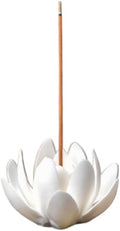 Ceramic Handicraft Stick Incense Burners Simulation Lotus Incense Holder by FIYOEO