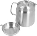 Stainless Steel Oil Filter Pot, Home Oil Fryer Strainer, Stainless Steel Oil by fosa
