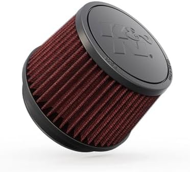 K&N High-Flow Original Lifetime Universal Clamp-On Air Filter: High Performance by KNEngineeringInc
