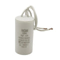 20UF MFD CBB60 Motor Run Capacitor 250VAC Volts Round Cylinder 2 Wires by Resilora