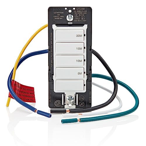Leviton Countdown Switch for bathroom household lights, 5-10-15-30 min - Image 10