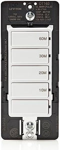 Leviton Countdown Timer Switch for Bathroom Fan and Household Lights, by Leviton