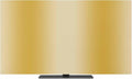 Ginger Yellow Color Gradient Indoor TV Cover, Elastic TV Screen Protector by Unknown