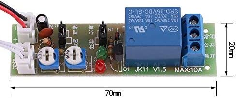 Adjustable Timer Relay Module, DC24V 0-15min, Cycle Delay On/Off Switch - Image 7