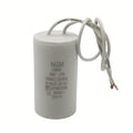 30UF MFD CBB60 Motor Run Capacitor 250VAC Volts Round Cylinder 2 Wires by Resilora