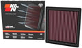 K&N High-Flow Original Lifetime Engine Air Filter: Increase Power: Premium by KNEngineeringInc