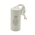 40UF MFD CBB60 Motor Run Capacitor 250VAC Volts Round Cylinder 2 Wires by Resilora
