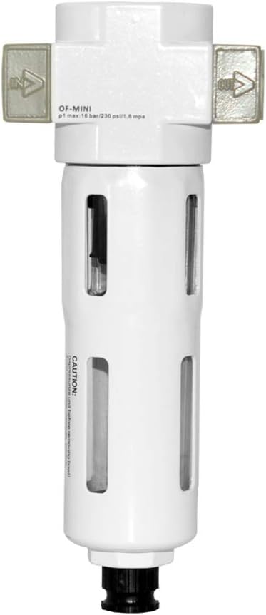 Beduan 1/2" Air in-line Compressed Particulate Filter, Moisture Water Trap by Beduan