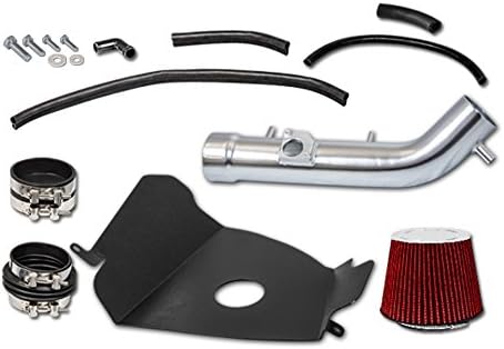 R&L racing Heat Shield Red Cold Air Intake Induction + Filter 99-04 Compatible by R%26L+Racing