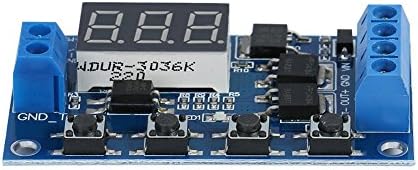 Programmable Cycle Timer Relay Module Digital LED Display DC5V to 30V Delay - Image 8