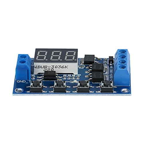 DC 5-30V Digital LED Relay Board Dual-MOS Cycle Timing Circuit Switch Timer - Image 7