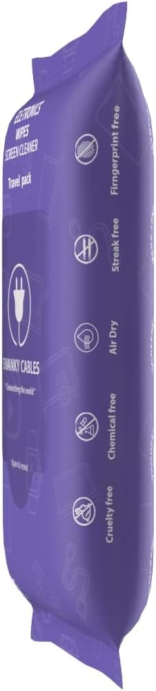 Swanky Cables Screen Cleaner Wipes: Electronic Wipes - Image 6