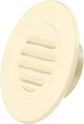 PATIKIL 3" Round Air Vent, Louver Grille Cover Aluminum Alloy Soffit Vent HVAC by PATIKIL