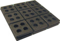 4 Pack of Anti Vibration Pads 6" x 6" x 3/4" All Rubber Vibration isolation pads by Unknown