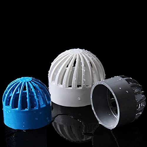 1/5Pcs PVC Round Air Duct Vent Cover Breathable Cap Lsolation Net Fish Tank by Unknown