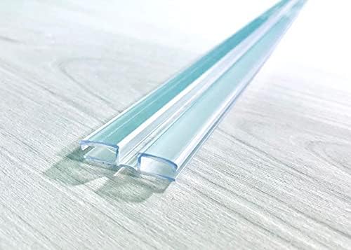 Clear PVC Hinge Piano Style for 1/4" Material, 36 Inch 1 Piece No Screw or Glue by DistinctAndUnique