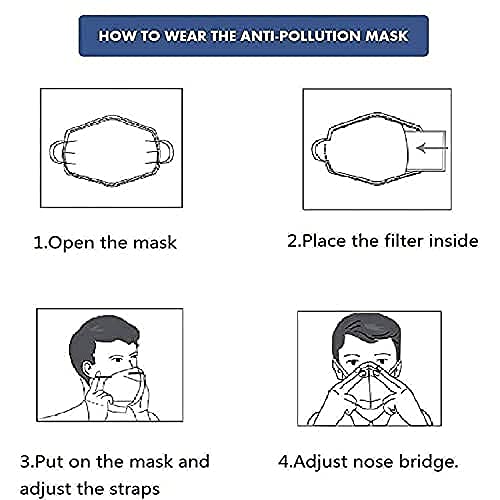 100Pcs PM2.5 Mask Filters 5 Layers Activated Carbon Non-Woven Mask Filters - Image 6
