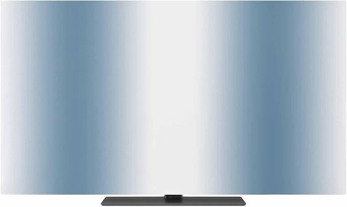 Modern Blue White Gradient Indoor TV Cover, Elastic TV Screen Protector by Unknown
