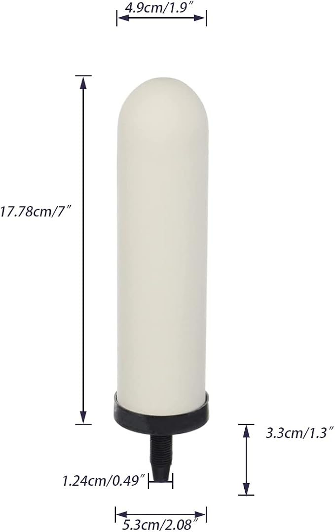 HUINING 7-inch Replacement Ceramic Filter Candle - Image 2
