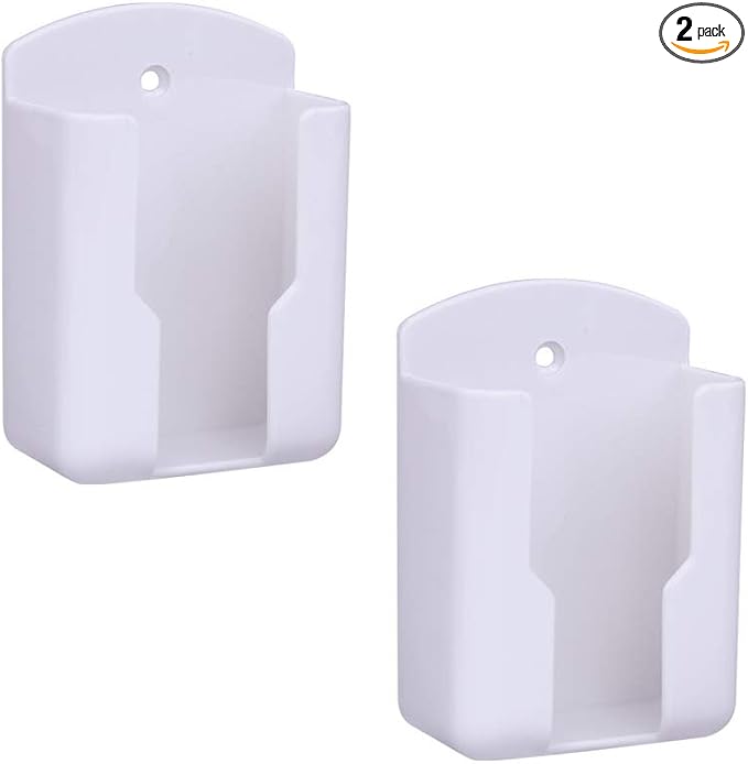 Pack of 2 Fashion Remote Control Holders Self Adhesive Wall Mount Air by Xinally
