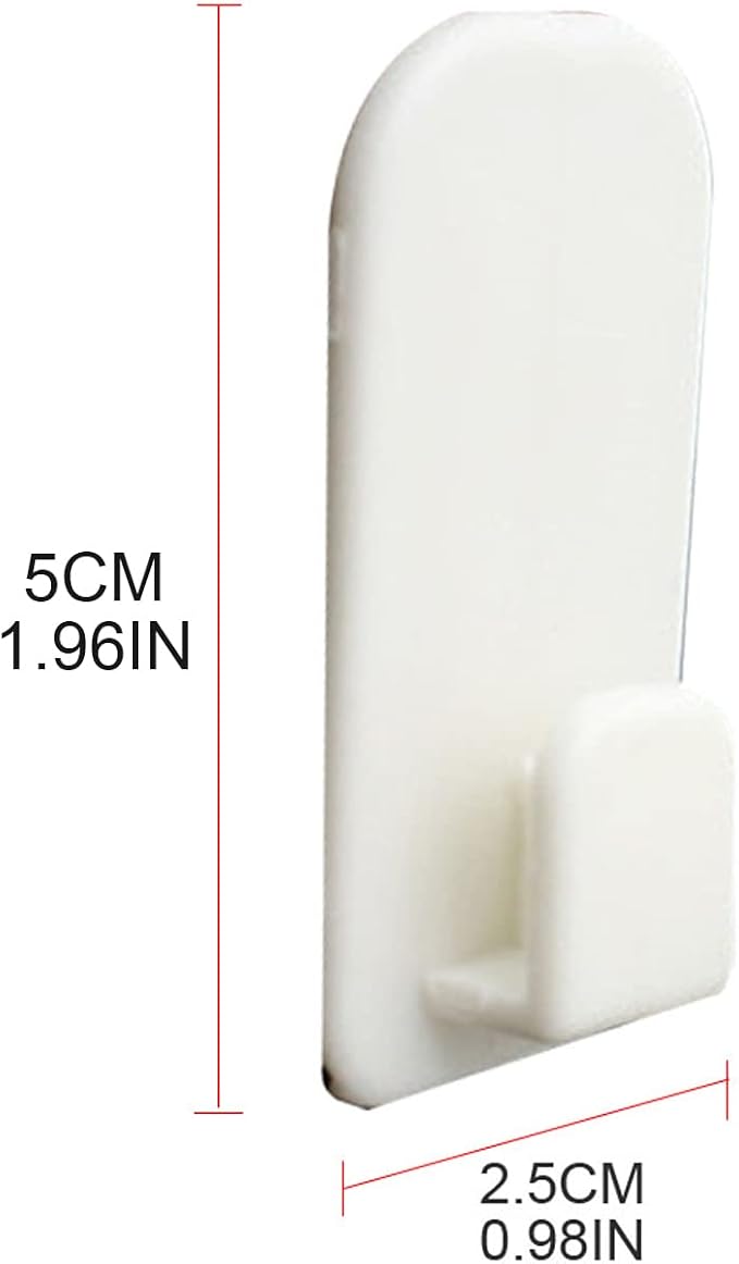 Wall Mount Remote Control Hanger 4 Pcs Self Adhesive Hook Set Holder - Image 8