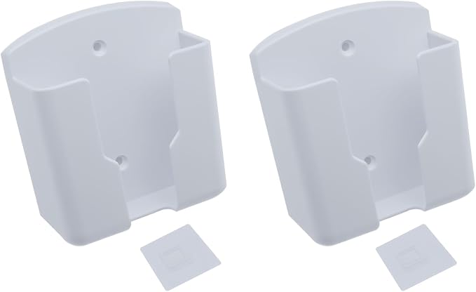 2 Pcs Remote Control Holder Wall Mount Phone Holder Self-Adhesive Air by OZXNO