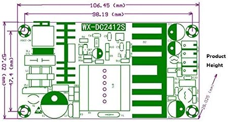 NOYITO AC to DC Isolated Power Supply Module DC 24V 4A 5V 1A Dual Output Power - Image 2