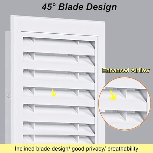 12x30 Inch White Return Air Filter Grille, Powder-Coated Steel HVAC Vent Cover - Image 3