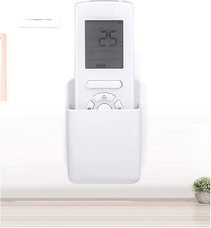 Wall Mount Remote Control Holder, Air-Conditioner & TV Remote Organizer Caddy - Image 4