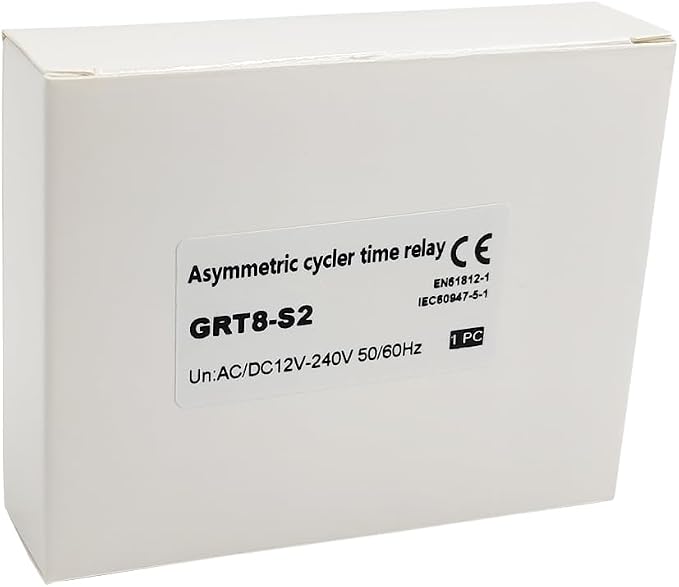 GRT8-S2 Asymmetric Cycle Timer ON/Off Repeat Cycle Time Relay AC/DC 12-240V - Image 5