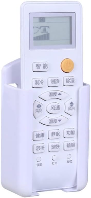 Air Conditioner Remote Control Holder Rack Self Adhesive Media Storage Box Case - Image 2