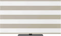Beige and White Stripe Indoor TV Cover, Elastic TV Screen Protector Rustic by Unknown