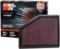 K&N High-Flow Original Lifetime Engine Air Filter: Increase Power: Premium by KNEngineeringInc