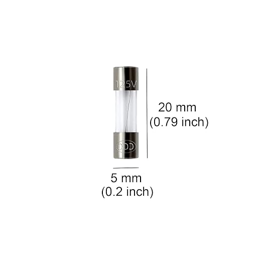 Pack of 10 pcs F6AL Fast-Blow Fuse 6amp F6A 125Volt Glass Fuses 0.2 x 0.79 Inch - Image 2