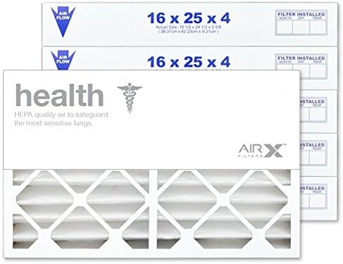 AIRX WICKED CLEAN AIR. 16x25x4 Air Filter MERV 13 Pleated HVAC AC Furnace Air by AIRXFILTERSWICKEDCLEANAIR