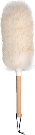 JIYAN Feather Duster with Wood Handle, Blinds Cleaner Purifier, Brush Cleaning by Unknown