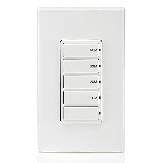 Leviton Countdown Timer Switch for Bathroom Fan and Household Lights, - Image 12