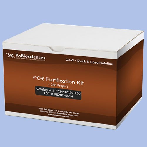 QAZI™PCR Purification Kit 50Prep, P02-NIK03-50 by RxBiosciences